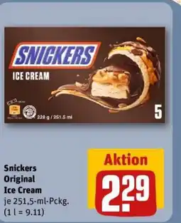 REWE Snickers Original Ice Cream Angebot