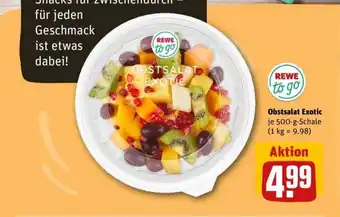REWE Obstsalat Exotic Angebot