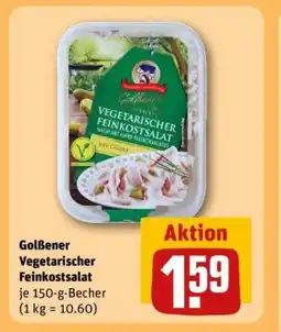 REWE Golẞener Vegetarischer Feinkostsalat Angebot