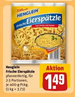 REWE Henglein Frische Eierspätzle Angebot