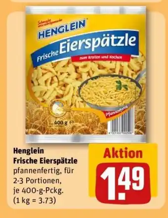 REWE Henglein Frische Eierspätzle Angebot
