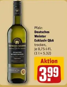 REWE Deutsches Weintor Exklusiv QbA Angebot