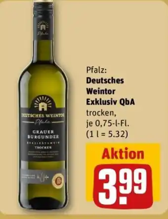 REWE Deutsches Weintor Exklusiv QbA Angebot