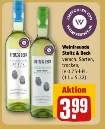 REWE Weinfreunde Steitz & Beck Angebot