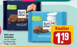 REWE Ritter Sport Schokolade Angebot