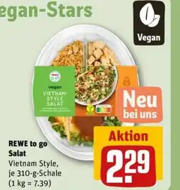 REWE REWE to go Salat Angebot