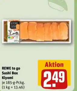 REWE REWE to go Sushi Box Kiyomi Angebot