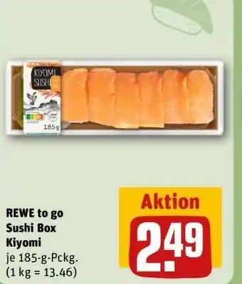 REWE REWE to go Sushi Box Kiyomi Angebot