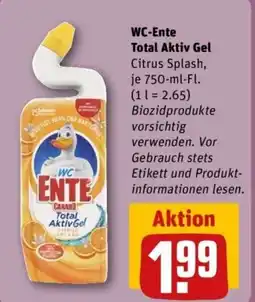 REWE WC-Ente Total Aktiv Gel Angebot