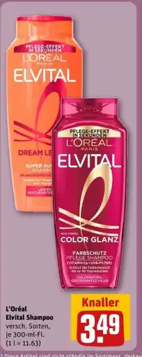 REWE L'Oréal Elvital Shampoo Angebot