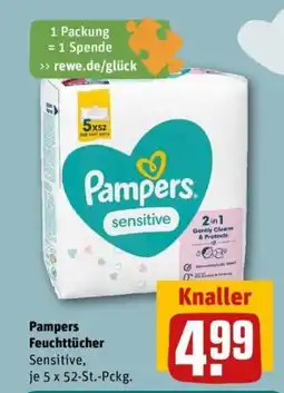 REWE Pampers Feuchttücher Angebot