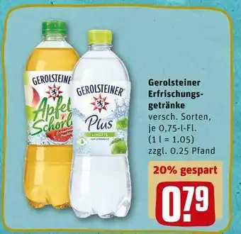 REWE Gerolsteiner erfrischungsgetränke Angebot