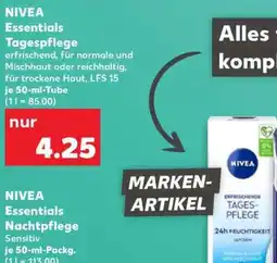 Kaufland NIVEA Essentials Tagespflege Angebot
