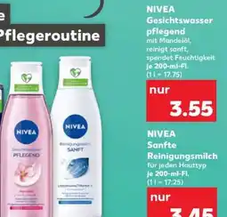 Kaufland NIVEA Sanfte Reinigungsmilch Angebot