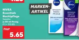 Kaufland NIVEA Essentials Nachtpflege Sensitiv Angebot