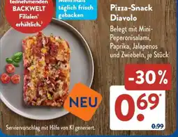 Aldi Süd Pizza-Snack Diavolo Angebot