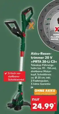 Kaufland Akku-Rasentrimmer 20 V PRTA 20-Li C3 Angebot