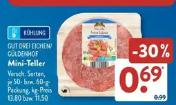 Aldi Süd GUT DREI EICHEN/GÜLDENHOF Mini-Teller Angebot
