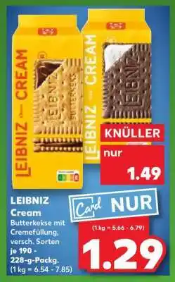 Kaufland LEIBNIZ Cream Angebot