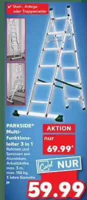 Kaufland PARKSIDE Multifunktionsleiter 3 in 1 Angebot