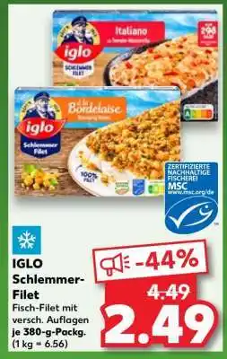 Kaufland Iglo Schlemmer Filet Angebot
