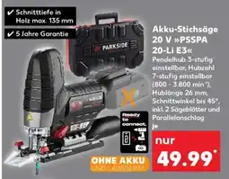 Kaufland Akku-Stichsäge 20 V PSSPA 20-Li E3 Angebot