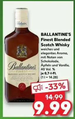 Kaufland Ballantine’s Finest Blended Scotch Whisky Angebot