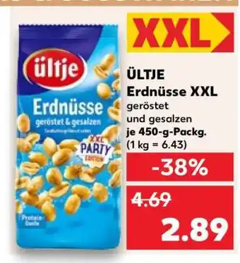 Kaufland ÜLTJE Erdnüsse XXL Angebot