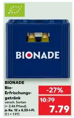 Kaufland BIONADE Bio-Erfrischungsgetränk Angebot