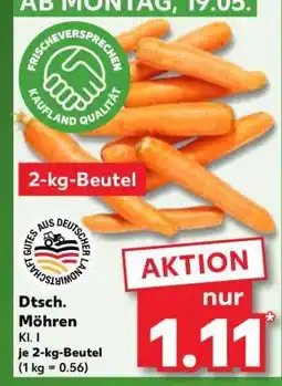 Kaufland Dtsch. Möhren Angebot
