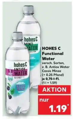 Kaufland hohes C Functional Water Angebot