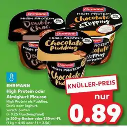 Kaufland EHRMANN High Protein oder Almighurt Mousse Angebot