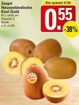 WEZ Zespri Neuseeländische Kiwi Gold Angebot