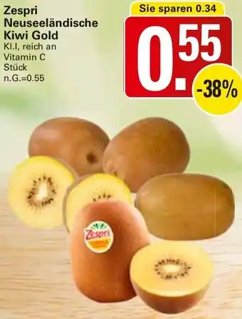 WEZ Zespri Neuseeländische Kiwi Gold Angebot