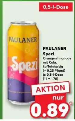 Kaufland Paulaner Spezi Angebot