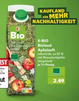 Kaufland K-BIO Bioland Apfelsaft Angebot