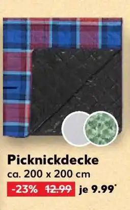Kaufland Picknickdecke Angebot