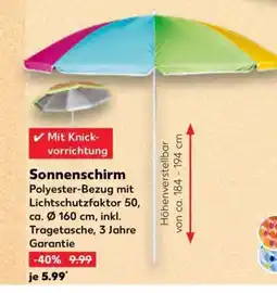 Kaufland Sonnenschirm Angebot