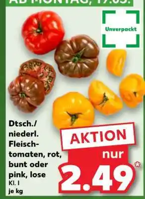 Kaufland Dtsch./niederl. Fleischtomaten, rot, bunt oder pink, lose Angebot