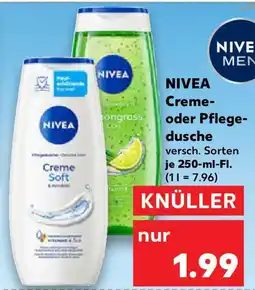 Kaufland NIVEA Creme- oder Pflegedusche Angebot