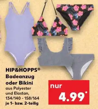 Kaufland HIP&HOPPS Badeanzug oder Bikini Angebot