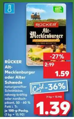 Kaufland Rücker Alt Mecklenburger oder Alter Schwede Angebot