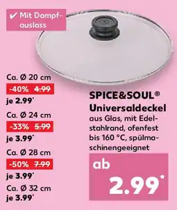 Kaufland SPICE&SOUL Universaldeckel Angebot