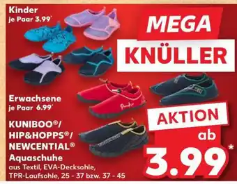 Kaufland KUNIBOO / HIP&HOPPS / NEWCENTIAL Aquaschuhe Angebot