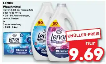 Kaufland Lenor Waschmittel Angebot