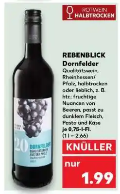 Kaufland REBENBLICK Dornfelder Angebot