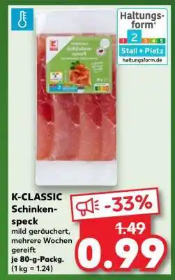 Kaufland K-CLASSIC Schinkenspeck Angebot