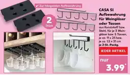 Kaufland CASA SI Aufbewahrung für Weingläser oder Tassen Angebot