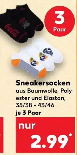 Kaufland Sneakersocken Angebot