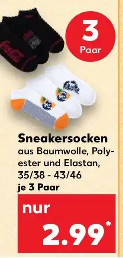 Kaufland Sneakersocken Angebot